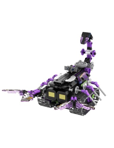 DJECO - IMMASTER ROBOT LILA CON PANELES 3 EN 1 458 PZS