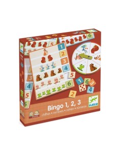 DJECO - EDUCATIVOS BINGO 1,2,3 NUMEROS