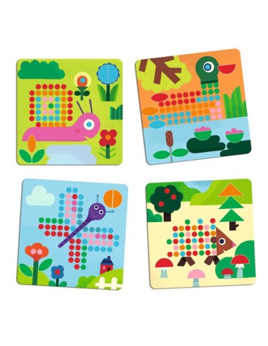 DJECO - EDULUDO MOSAICO MINI ANIMO