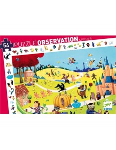 DJECO - PUZZLE DE OBSERVACION CUENTOS 54 PZS