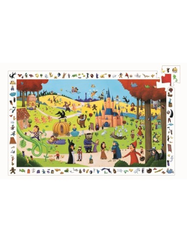 DJECO - PUZZLE DE OBSERVACION CUENTOS 54 PZS