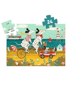 DJECO - PUZZLE SILUETA OLLIE, EL DALMATA 24 PZS 2