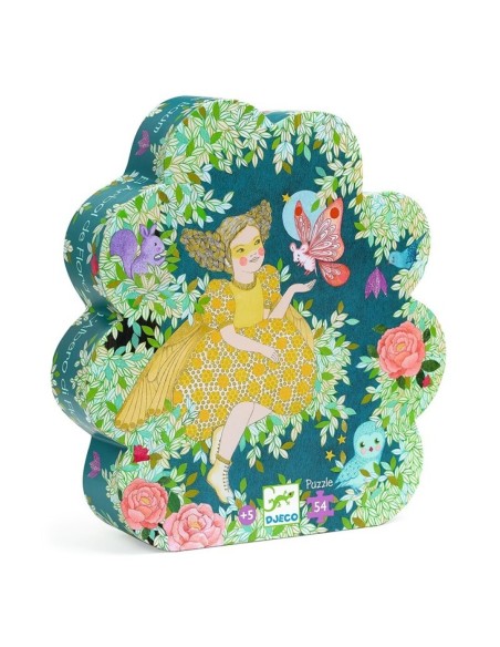 DJECO - PUZZLE SILUETA ARBOL DE FLORA 54 PZS