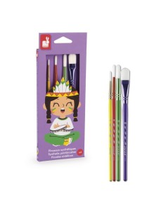 JANOD - KIT DE 4 PINCELES SINTETICOS