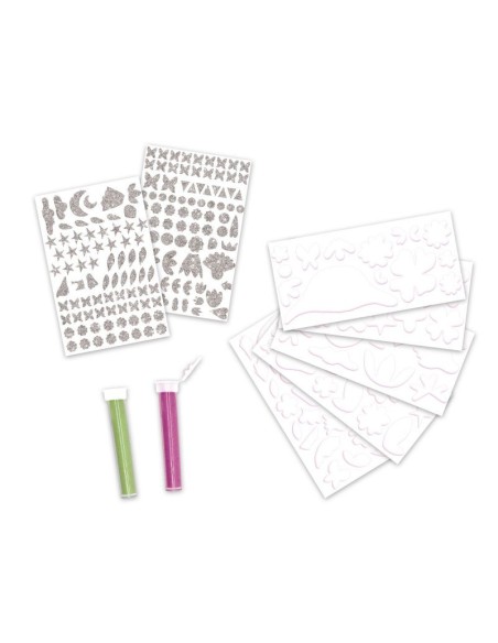 JANOD - MAGIC FAIRIES - PEGATINAS DE ESPUMA Y ARENAS FOSFORESCENTES