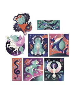 JANOD - PINTURA 3D PUNTILLISMO - ANIMALES COSMICOS 2