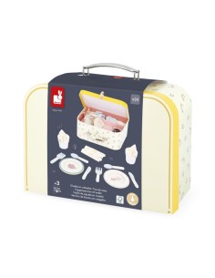 JANOD - ABUELITA ALEGRE - VAJILLA DE JUGUETE EN MALETÍN