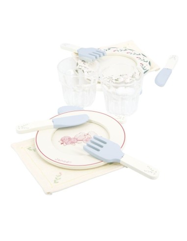 JANOD - ABUELITA ALEGRE - VAJILLA DE JUGUETE EN MALETÍN