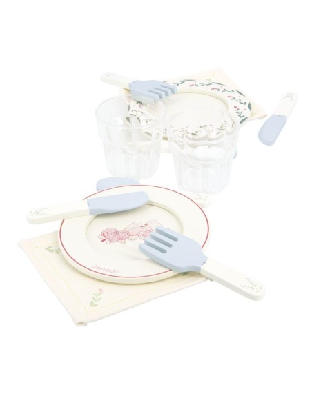 JANOD - ABUELITA ALEGRE - VAJILLA DE JUGUETE EN MALETÍN