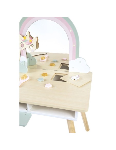 JANOD - TOCADOR DE MADERA UNICORNIO