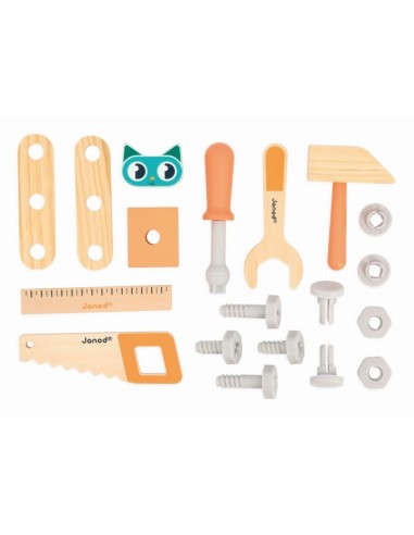 JANOD - BRICO'KIDS - CAMIÓN DE TIRAR BRICOLAJE