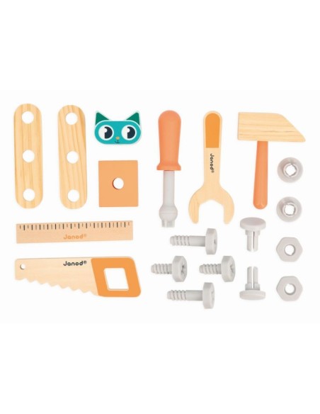 JANOD - BRICO'KIDS - CAMIÓN DE TIRAR BRICOLAJE