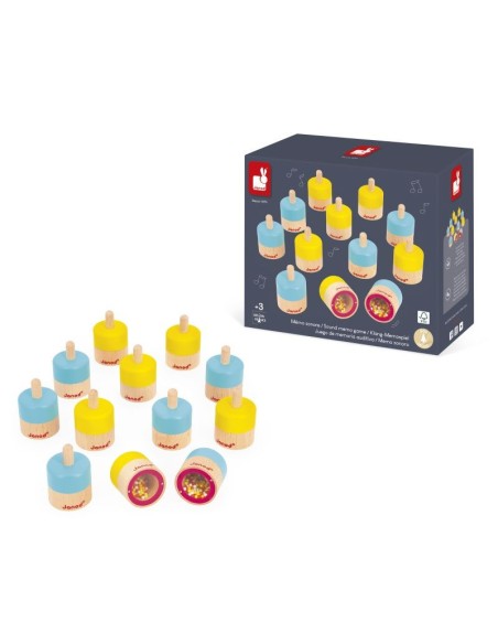 JANOD - SENSORIAL - JUEGO DE MEMORIA AUDITIVA