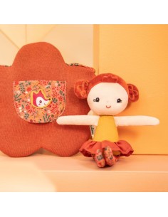 LILLIPUTIENS - MUÑECA ADÈLE CON BOLSO DE FLOR