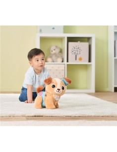 VTECH - BABY MASCOTA CACHORRITO PASITOS PELUCHE - LUZ Y SONIDO 2