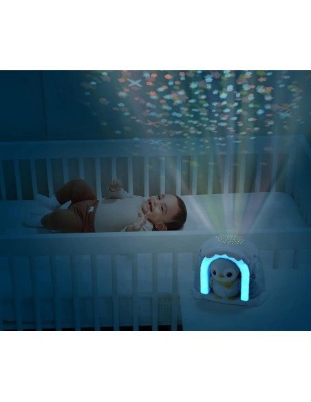 VTECH - IGLÚ PROYECTOR PELUCHITO PINGÜINO