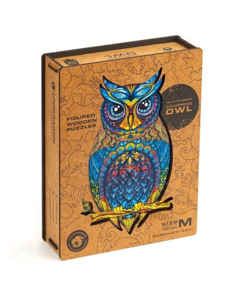 UNIDRAGON - PUZZLE BUHO 186 PZS