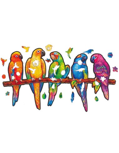 UNIDRAGON - PUZZLE PAJAROS  193 PZS