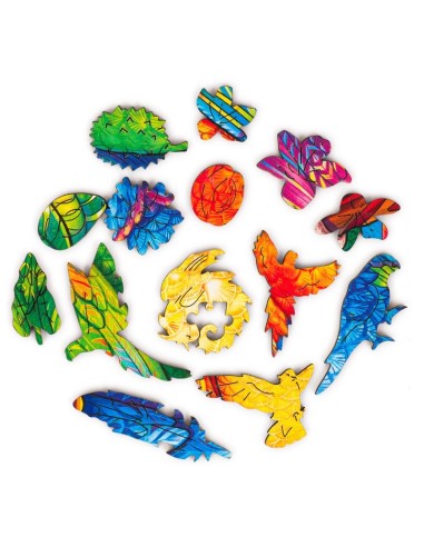 UNIDRAGON - PUZZLE PAJAROS  193 PZS