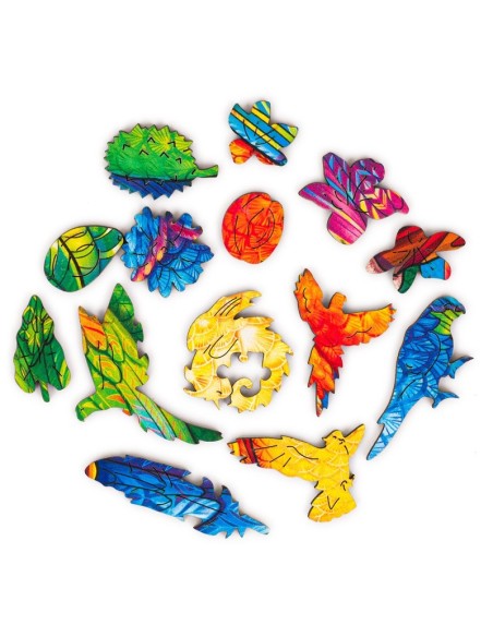 UNIDRAGON - PUZZLE PAJAROS  193 PZS