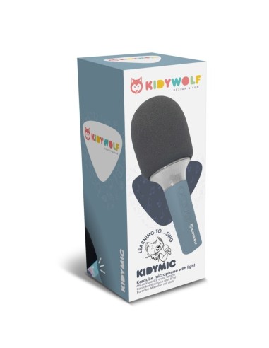 KIDYWOLF - MICROFONO CON LUZ AZUL
