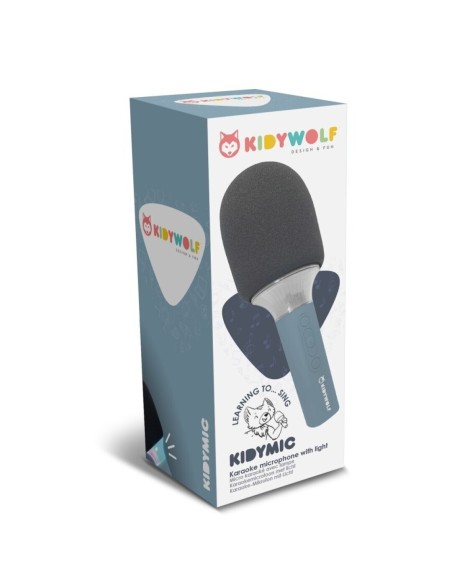 KIDYWOLF - MICROFONO CON LUZ AZUL