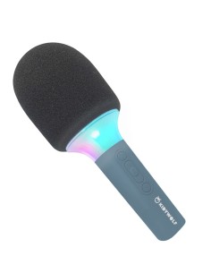 KIDYWOLF - MICROFONO CON LUZ AZUL 2