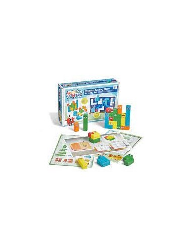 LEARNING RESOURCES - WOODEN BUILDING BLOCKS ACTIVITY SET