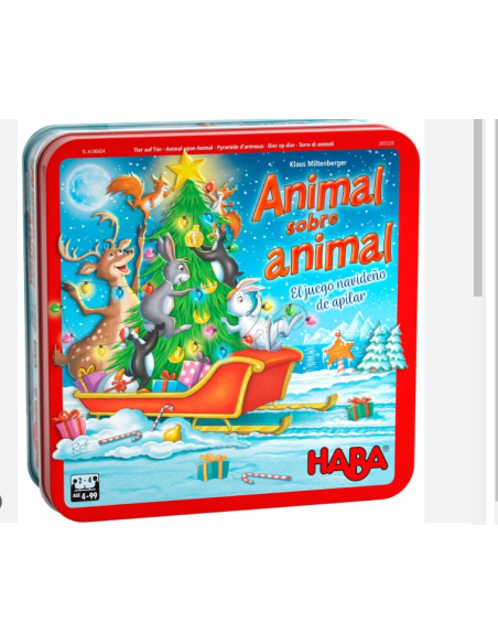 HABA - ANIMAL SOBRE ANIMAL EN LATA METALICA