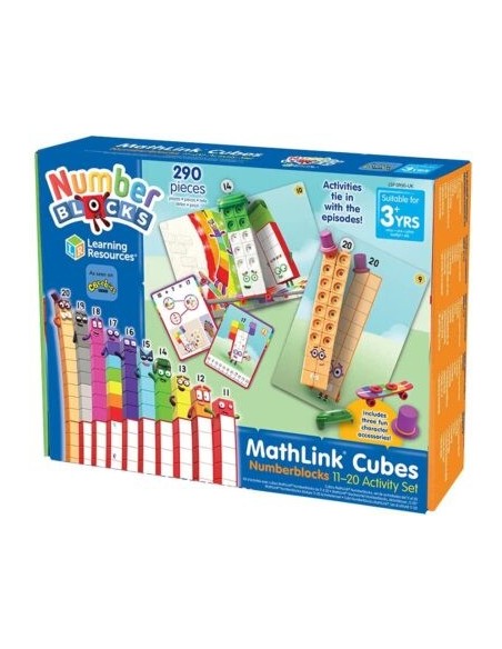 LEARNING RESOURCES - CUBES NUMBERBLOCKS 11-20 ACTIVITY SET