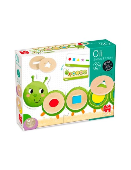 GOULA - JUEGO DIDACTICO LA ORUGA OLI FORMAS Y COLORES