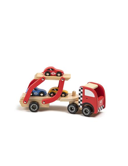 CAMION TRANSPORTADOR DE COCHES EN MADERA