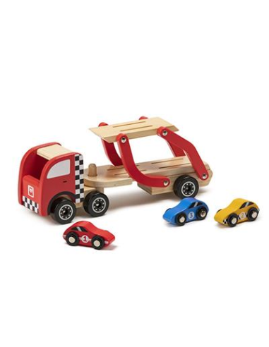 CAMION TRANSPORTADOR DE COCHES EN MADERA