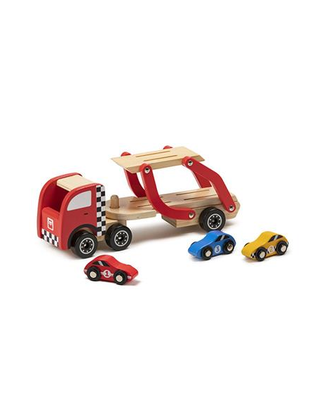 CAMION TRANSPORTADOR DE COCHES EN MADERA
