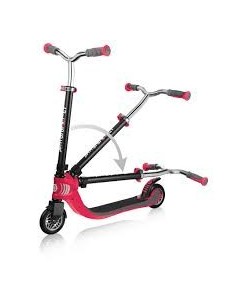 GLOBBER - PATINETE PLEGABLE ROJO/NEGRO 2