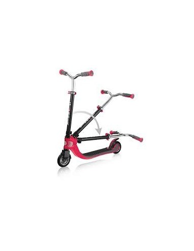 GLOBBER - PATINETE PLEGABLE ROJO/NEGRO