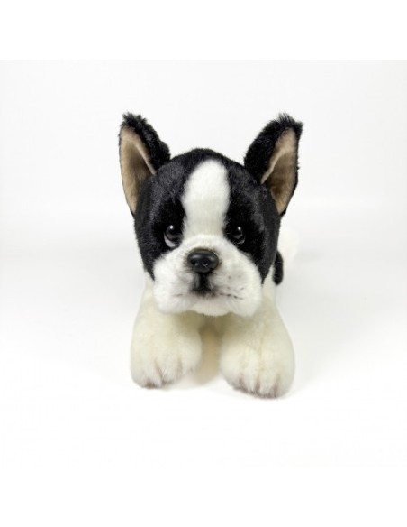 BOCALAN - PELUCHE BOSTON TERRIER TUMBADO 25CM