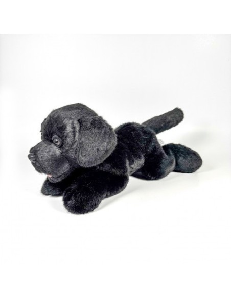 BOCALAN - PELUCHE LABRADOR NEGRO TUMBADO 25CM