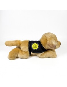 BOCALAN - PELUCHE LABRADOR CANELA 21CM CON CHALECO 2