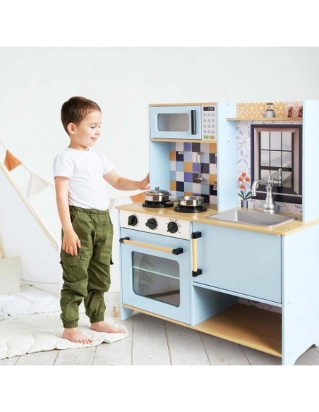 DEQUBE - COCINA DE MADERA 2 MODULOS