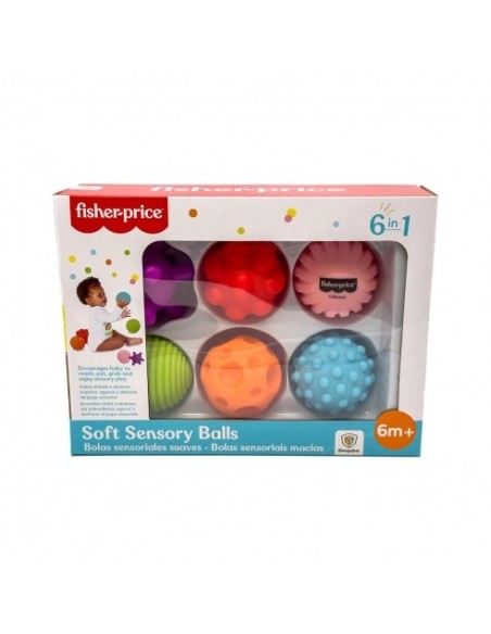 DEQUBE - SET DE 6 PELOTAS SENSORIALES 920D00246 FISHER PRICE