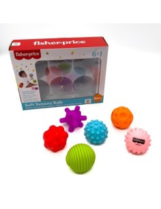DEQUBE - SET DE 6 PELOTAS SENSORIALES 920D00246 FISHER PRICE 2