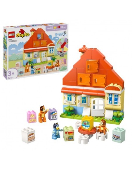 LEGO DUPLO - CASA FAMILIAR DE BLUEY CON JUEGO MEMORIA