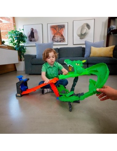 MATTEL - HOT WHEELS MONSTER TRUCKS PISTA DESTRUCCIÓN DEL DRAGÓN