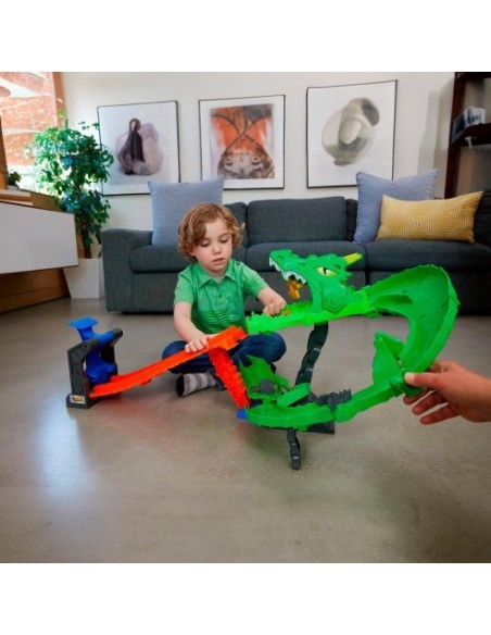 MATTEL - HOT WHEELS MONSTER TRUCKS PISTA DESTRUCCIÓN DEL DRAGÓN