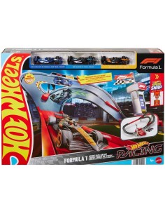 MATTEL - HOT WHEELS PISTA RACING F1 Y 3 COCHES