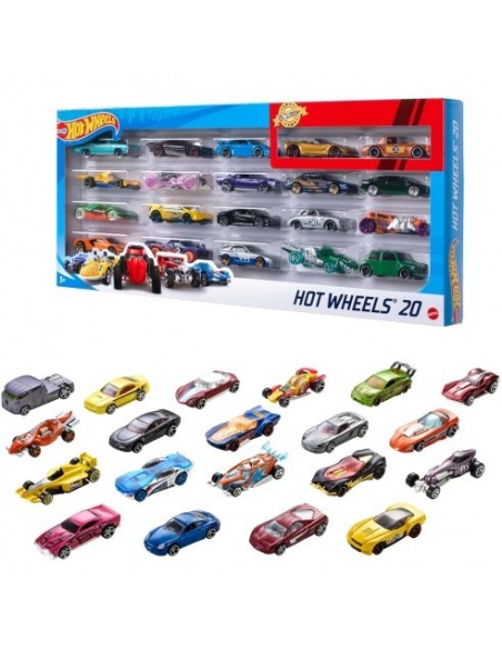 MATTEL - HOT WHEELS PACK 20 VEHICULOS HOT WHEELS