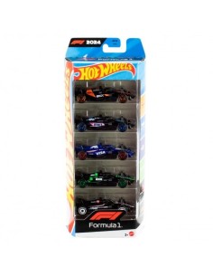 MATTEL -  HOT WHEELS PACK 5 VEHÍCULOS F1