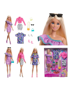 MATTEL - MUÑECA BARBIE FASHIONISTA 3 MODAS DE NOCHE