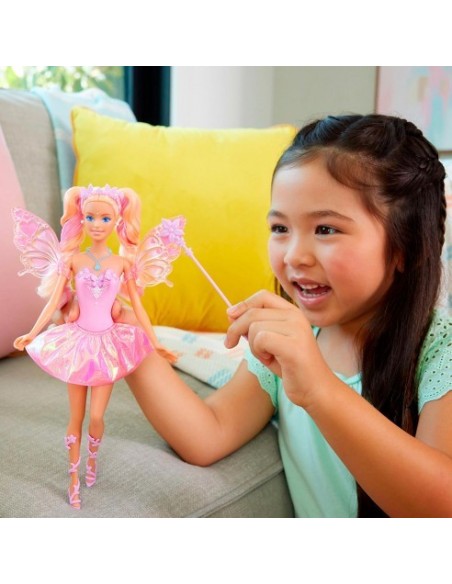 MATTEL - MUÑECA BARBIE COLOR CHANGE HADA ROSA
